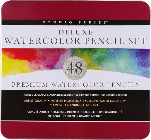 STUDIO SERIES 48pc WATERCOLOR PENCIL SET