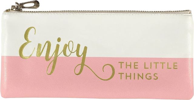 ENJOY THE LITTLE THINGS PENCIL /COSMETIC POUCH