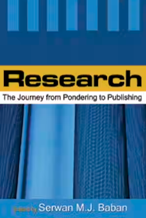 RESEARCH: THE JOURNEY FROM PONDERING TO PUBLISHING