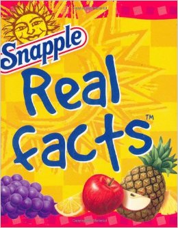SNAPPLE REAL FACTS GIFT BOOK