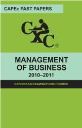 CAPE PAST PAPERS-MANAGEMENT OF BUSINESS
