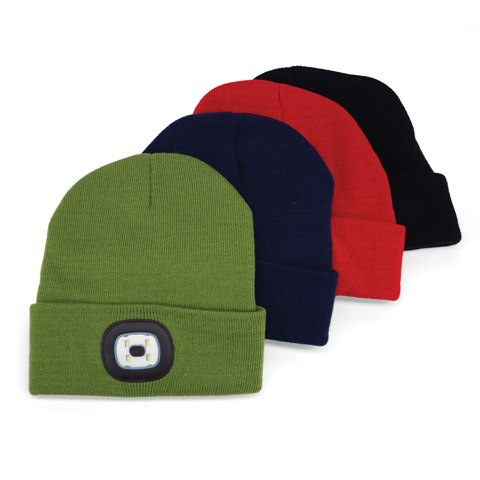RECHARGEABLE LED BEANIE (HAT)