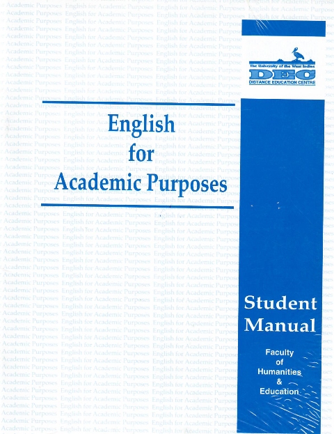 ENGLISH FOR ACADEMIC PURPOSES